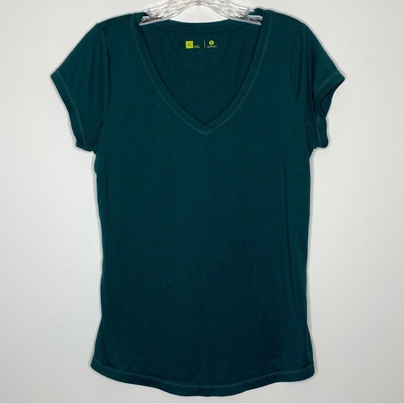 Xersion Teal Short Sleeve Workout Top - Picture 1 of 6